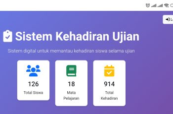 Sistem Absensi Ujian SMAN 1 BANTARAN